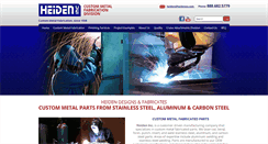Desktop Screenshot of heidenco.com